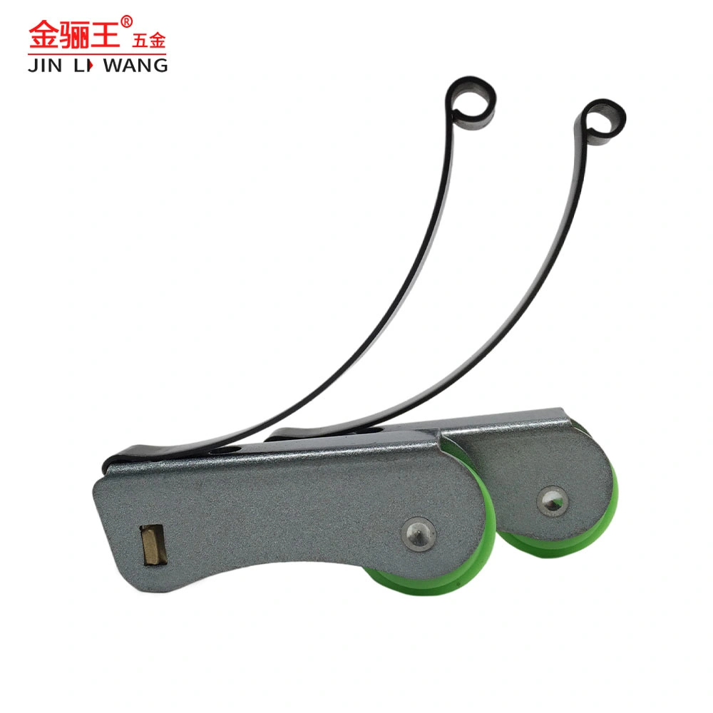 UPVC Window and Door Hardware Aceesories Manufacturer Wardrobe Sliding Door Wheel Roller Nylon Roller Pulley Bracket Support Customization