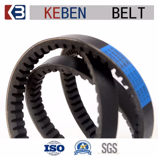 Cintura triangolare dentata Cintura di trasmissione per macchine edili industriali, ventola per aria condizionata per automobili AV