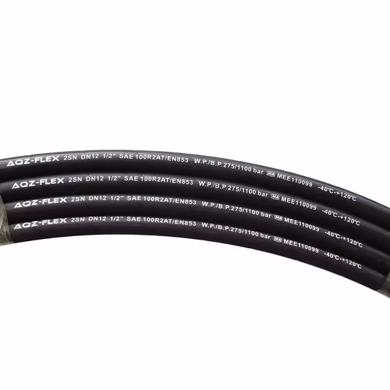 Tubo flessibile in gomma idraulica colorata con superficie liscia in tessuto industriale/EPDM